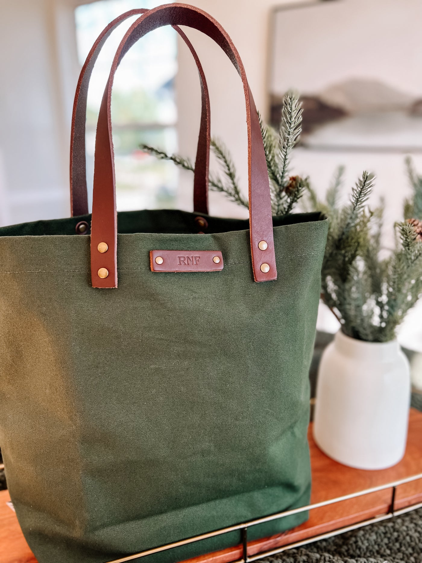 RNF Canvas Tote - Pine