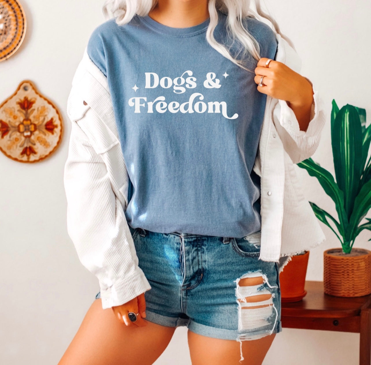 Dogs and Freedom Tee
