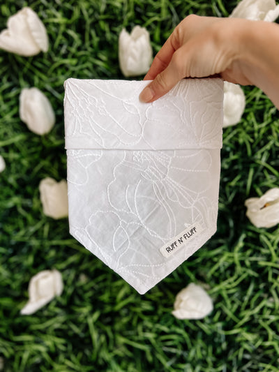 Floral Linen Bandana