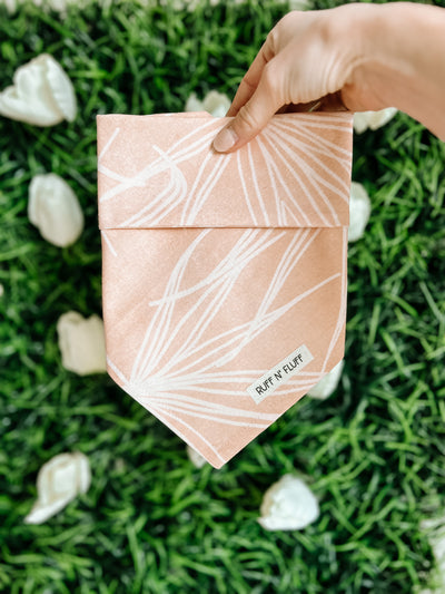 Peachy Palms Bandana